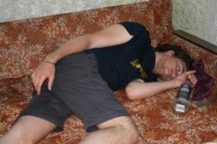 Consequences of driniking too much vodka...